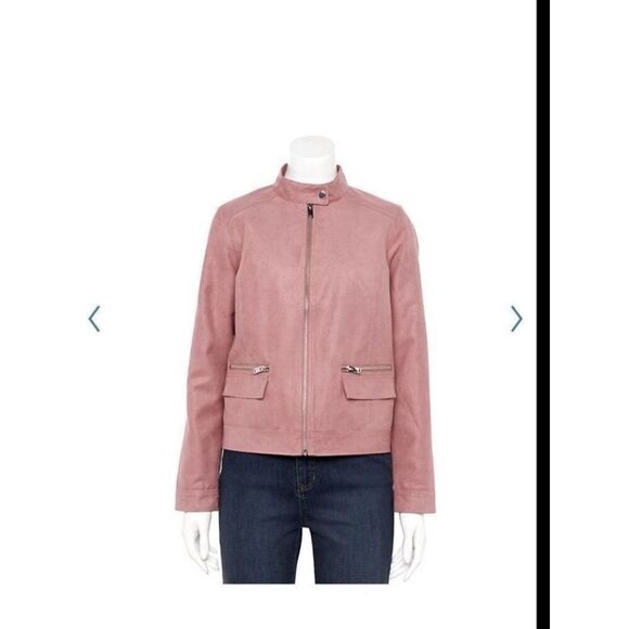 NWT Pink Moto Jacket - Picture 5 of 5